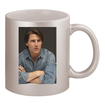 Tom Cruise 11oz Metallic Silver Mug