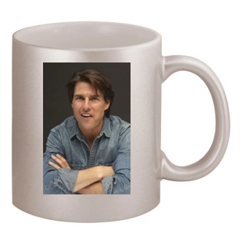 Tom Cruise 11oz Metallic Silver Mug