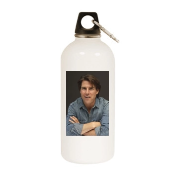 Tom Cruise White Water Bottle With Carabiner