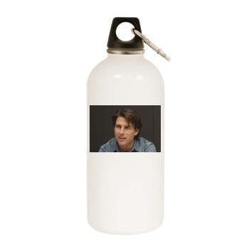 Tom Cruise White Water Bottle With Carabiner