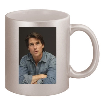 Tom Cruise 11oz Metallic Silver Mug