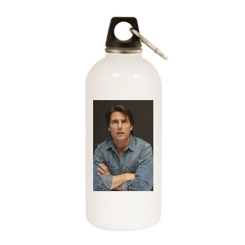 Tom Cruise White Water Bottle With Carabiner