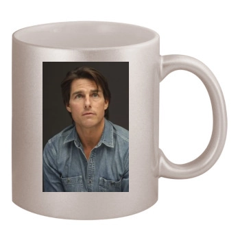 Tom Cruise 11oz Metallic Silver Mug