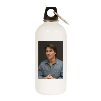 Tom Cruise White Water Bottle With Carabiner