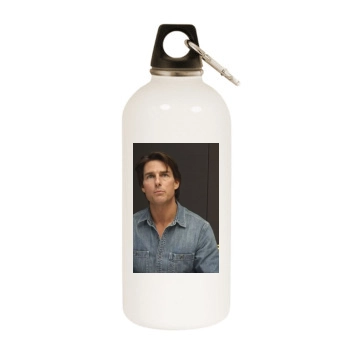 Tom Cruise White Water Bottle With Carabiner