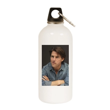 Tom Cruise White Water Bottle With Carabiner