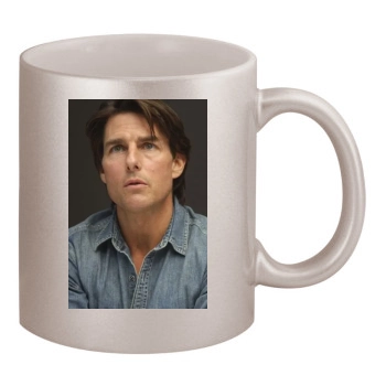 Tom Cruise 11oz Metallic Silver Mug