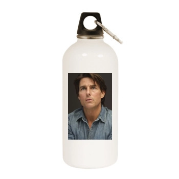 Tom Cruise White Water Bottle With Carabiner