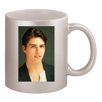 Tom Cruise 11oz Metallic Silver Mug