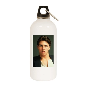 Tom Cruise White Water Bottle With Carabiner