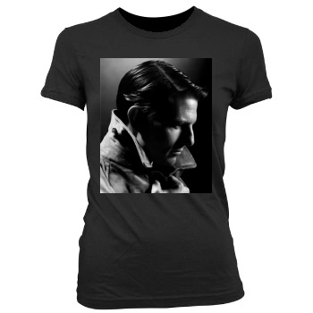 Tom Cruise Women's Junior Cut Crewneck T-Shirt