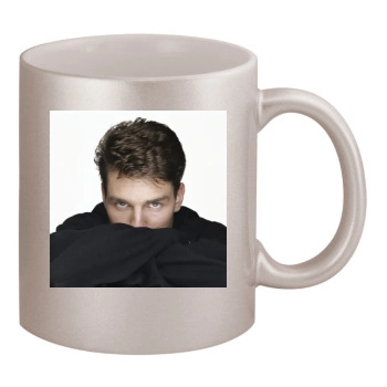 Tom Cruise 11oz Metallic Silver Mug