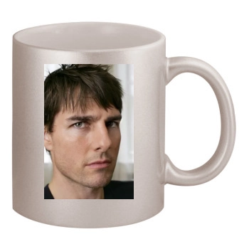 Tom Cruise 11oz Metallic Silver Mug