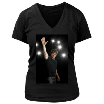 Tom Cruise Women's Deep V-Neck TShirt