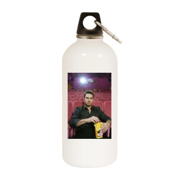 Tom Cruise White Water Bottle With Carabiner