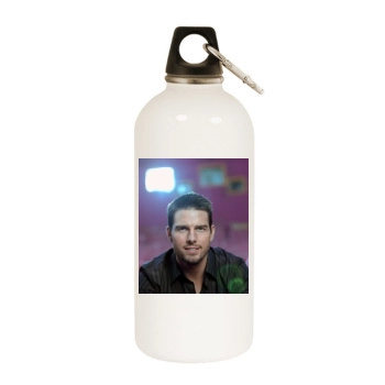 Tom Cruise White Water Bottle With Carabiner