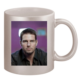 Tom Cruise 11oz Metallic Silver Mug