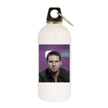 Tom Cruise White Water Bottle With Carabiner