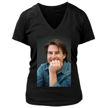 Tom Cruise Women's Deep V-Neck TShirt