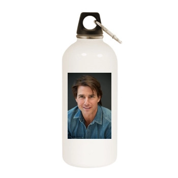 Tom Cruise White Water Bottle With Carabiner