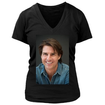 Tom Cruise Women's Deep V-Neck TShirt