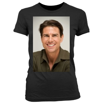 Tom Cruise Women's Junior Cut Crewneck T-Shirt