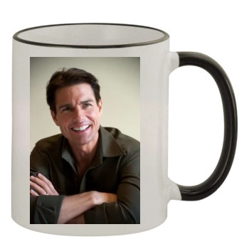 Tom Cruise 11oz Colored Rim & Handle Mug