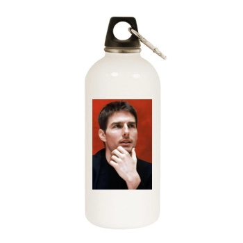 Tom Cruise White Water Bottle With Carabiner