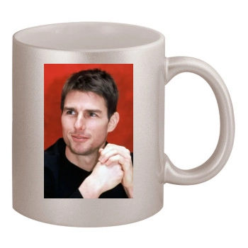 Tom Cruise 11oz Metallic Silver Mug