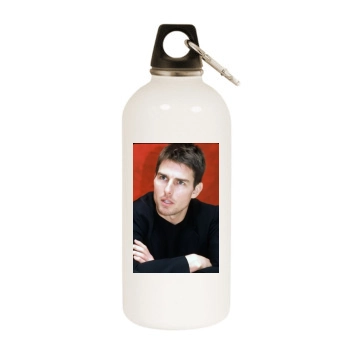 Tom Cruise White Water Bottle With Carabiner