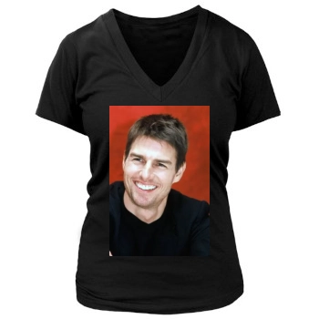 Tom Cruise Women's Deep V-Neck TShirt