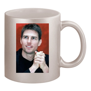 Tom Cruise 11oz Metallic Silver Mug