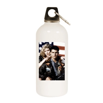 Tom Cruise White Water Bottle With Carabiner