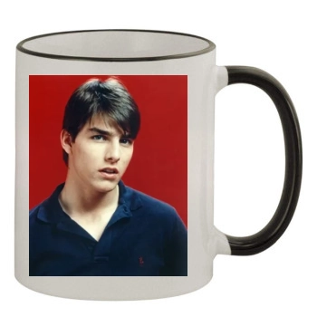 Tom Cruise 11oz Colored Rim & Handle Mug