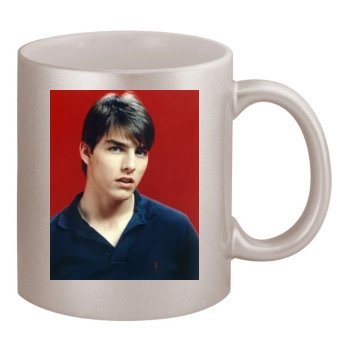 Tom Cruise 11oz Metallic Silver Mug