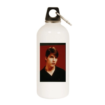 Tom Cruise White Water Bottle With Carabiner