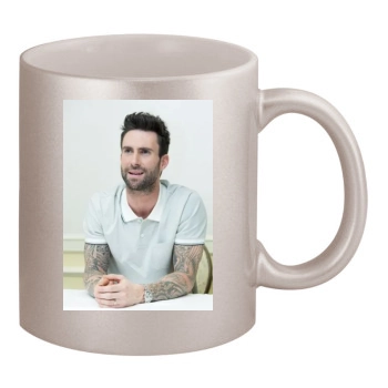 Adam Levine 11oz Metallic Silver Mug