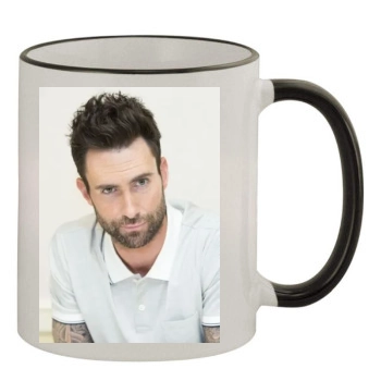 Adam Levine 11oz Colored Rim & Handle Mug