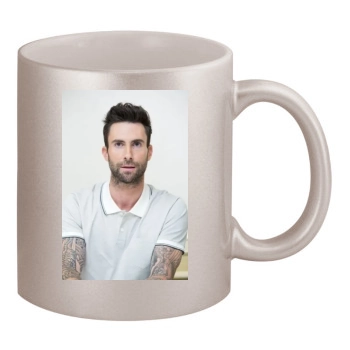 Adam Levine 11oz Metallic Silver Mug