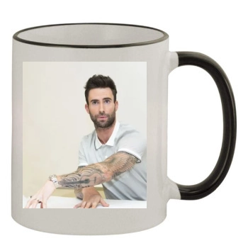 Adam Levine 11oz Colored Rim & Handle Mug