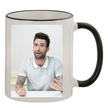 Adam Levine 11oz Colored Rim & Handle Mug