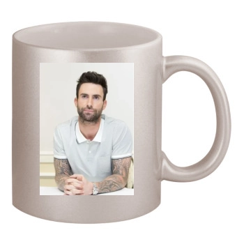 Adam Levine 11oz Metallic Silver Mug