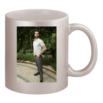 Adam Levine 11oz Metallic Silver Mug