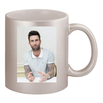 Adam Levine 11oz Metallic Silver Mug