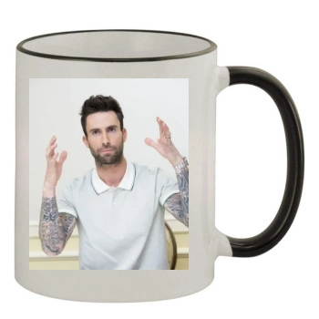 Adam Levine 11oz Colored Rim & Handle Mug