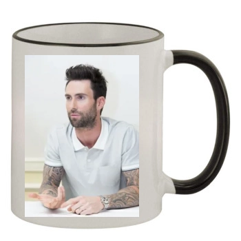 Adam Levine 11oz Colored Rim & Handle Mug