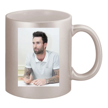 Adam Levine 11oz Metallic Silver Mug