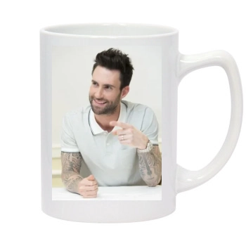 Adam Levine 14oz White Statesman Mug