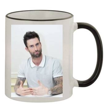 Adam Levine 11oz Colored Rim & Handle Mug