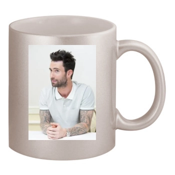 Adam Levine 11oz Metallic Silver Mug